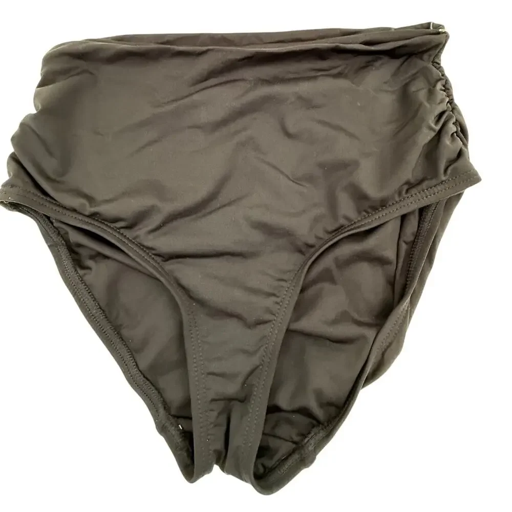 SKU2527 Anne Cole Collection Convertible High Waisted Fold over Swim Bottom $54